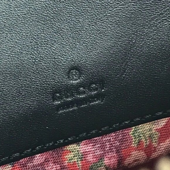 GUCCI 524316 Game List Logo Pouch with strap Clutch bag Black/yellow - Picture 10 of 13